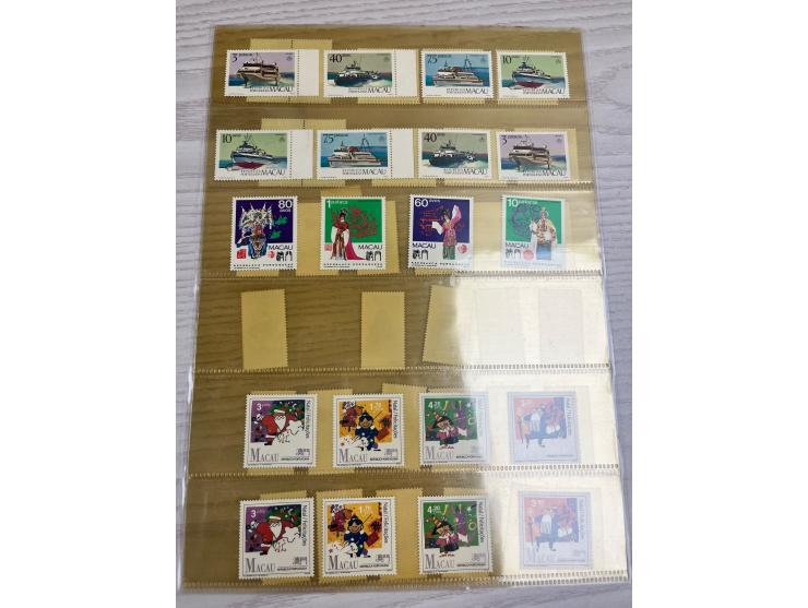 mostly in complete sests, including some blocks of 4. Large quantity. Please view.